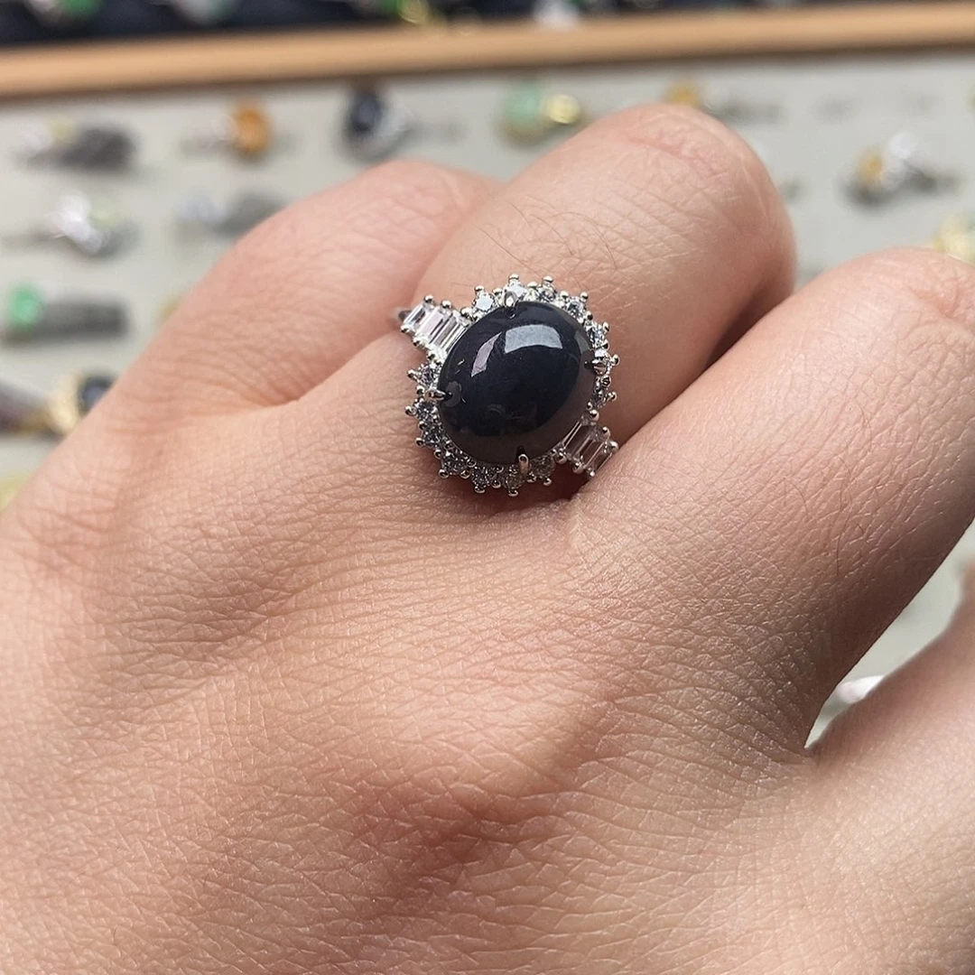 翡翠未镶嵌戒指翡翠