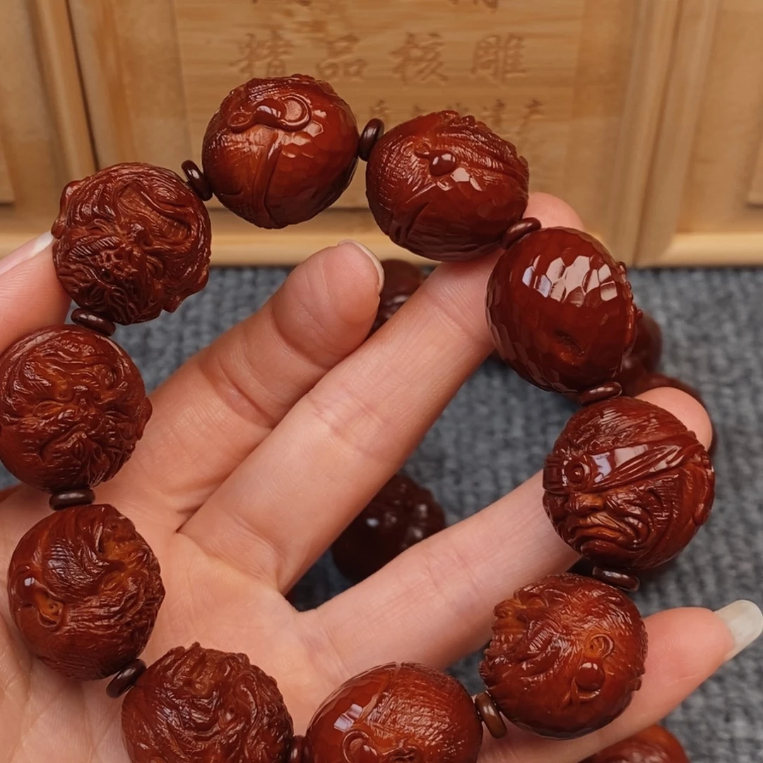 喊***行橄榄核手串/手链恶僧