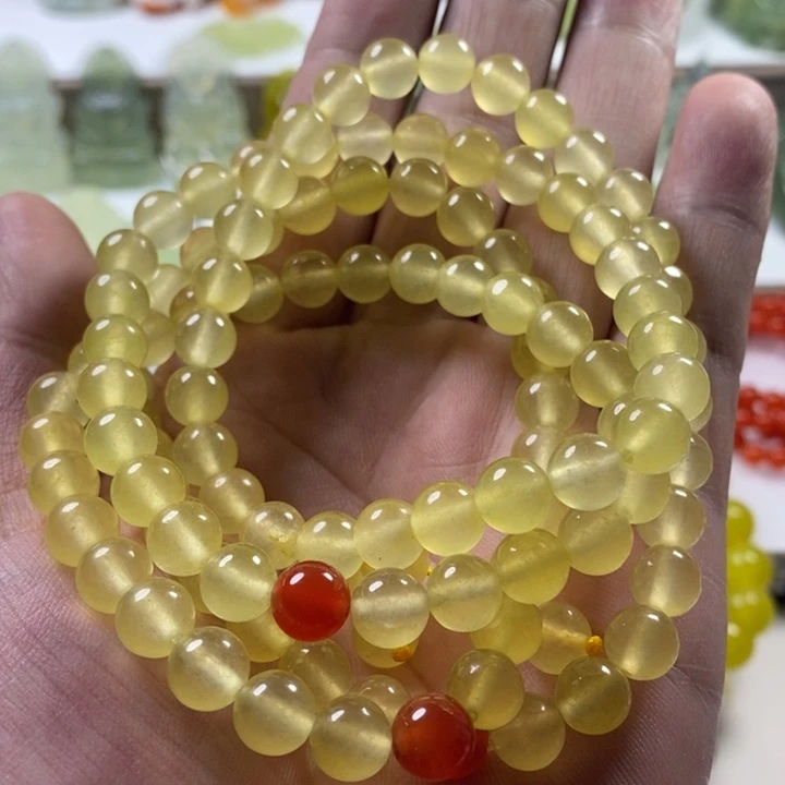 岫玉未镶嵌颈饰手链