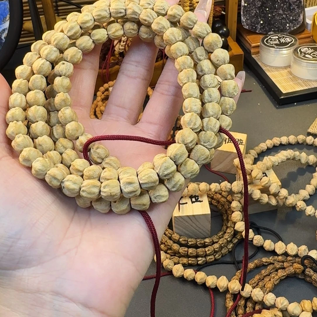 柏香籽/百香籽手串白**胖