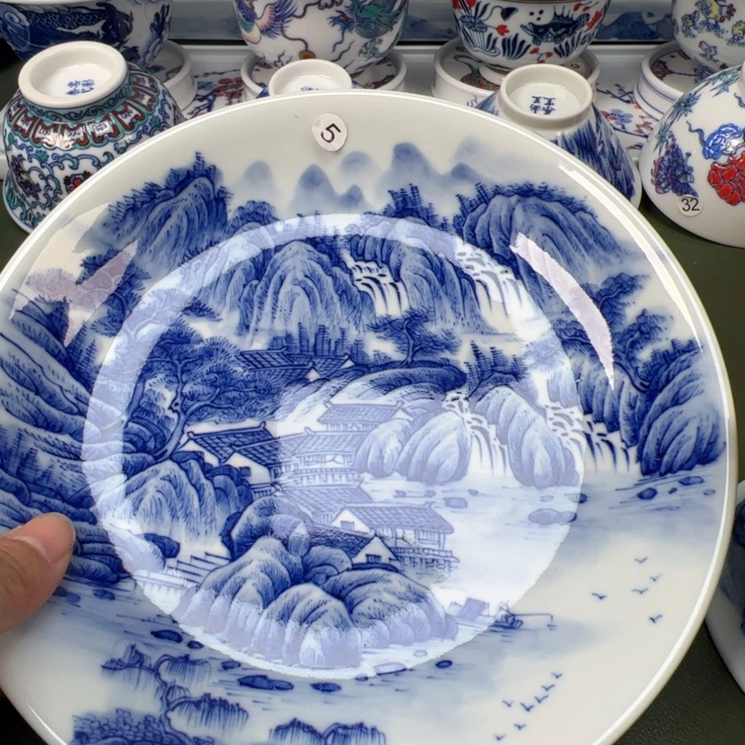 陶瓷景德镇纯手工纯手绘茶具木木5