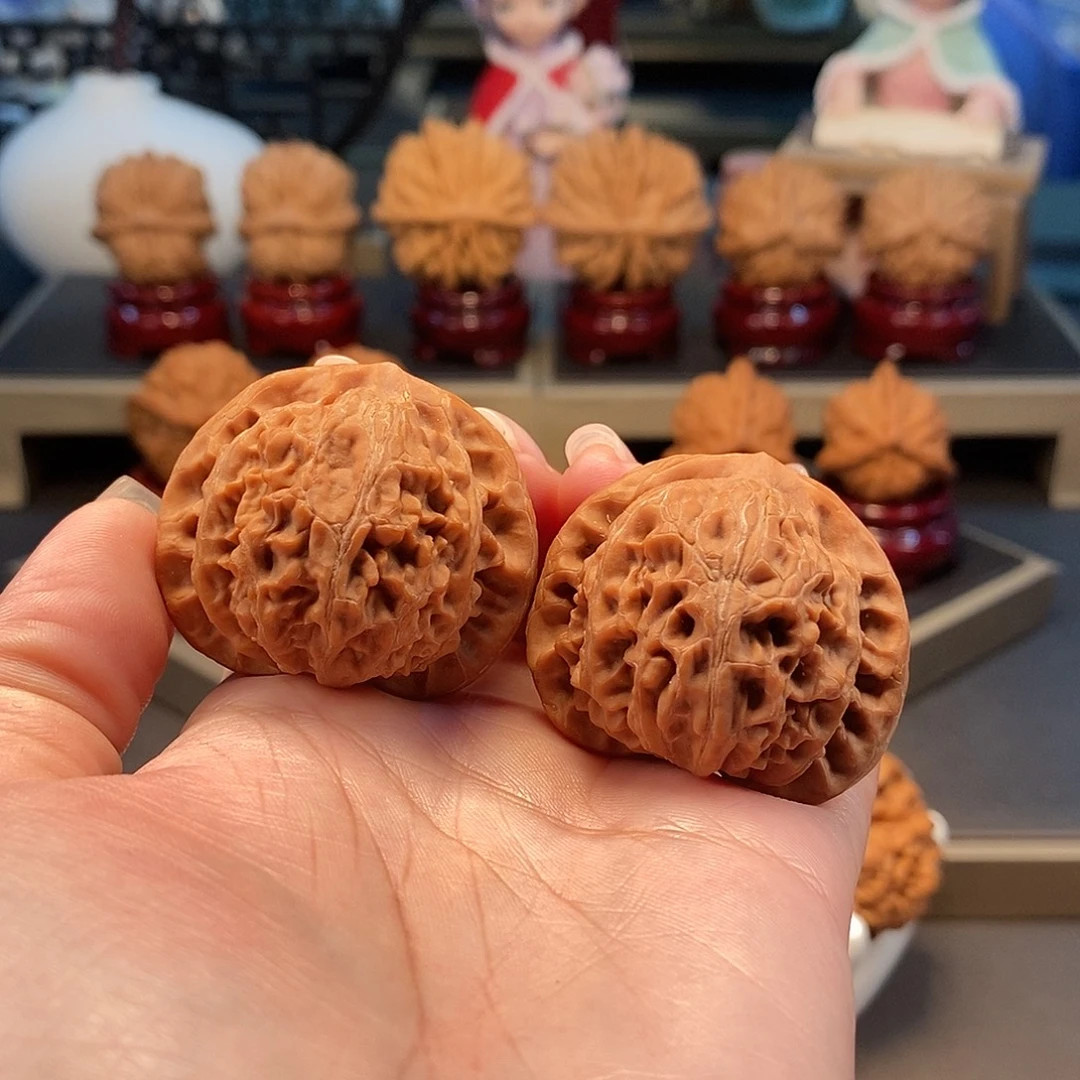 文玩核桃把件38宫灯