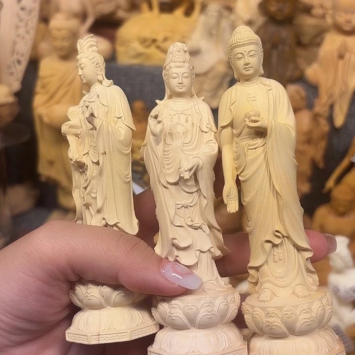 黄杨木黄杨木瑕疵三圣