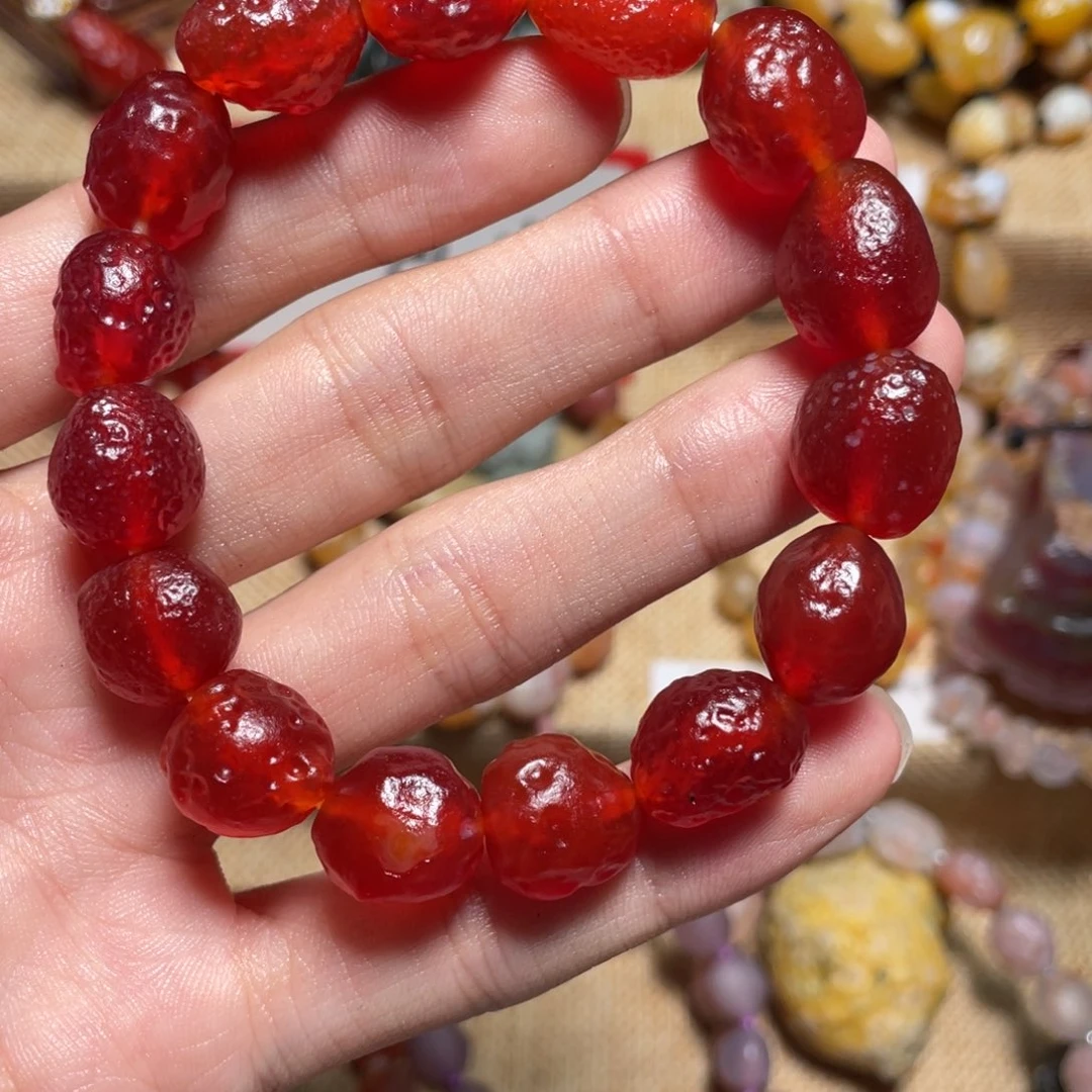 玛瑙/玉髓手链未镶嵌未***央