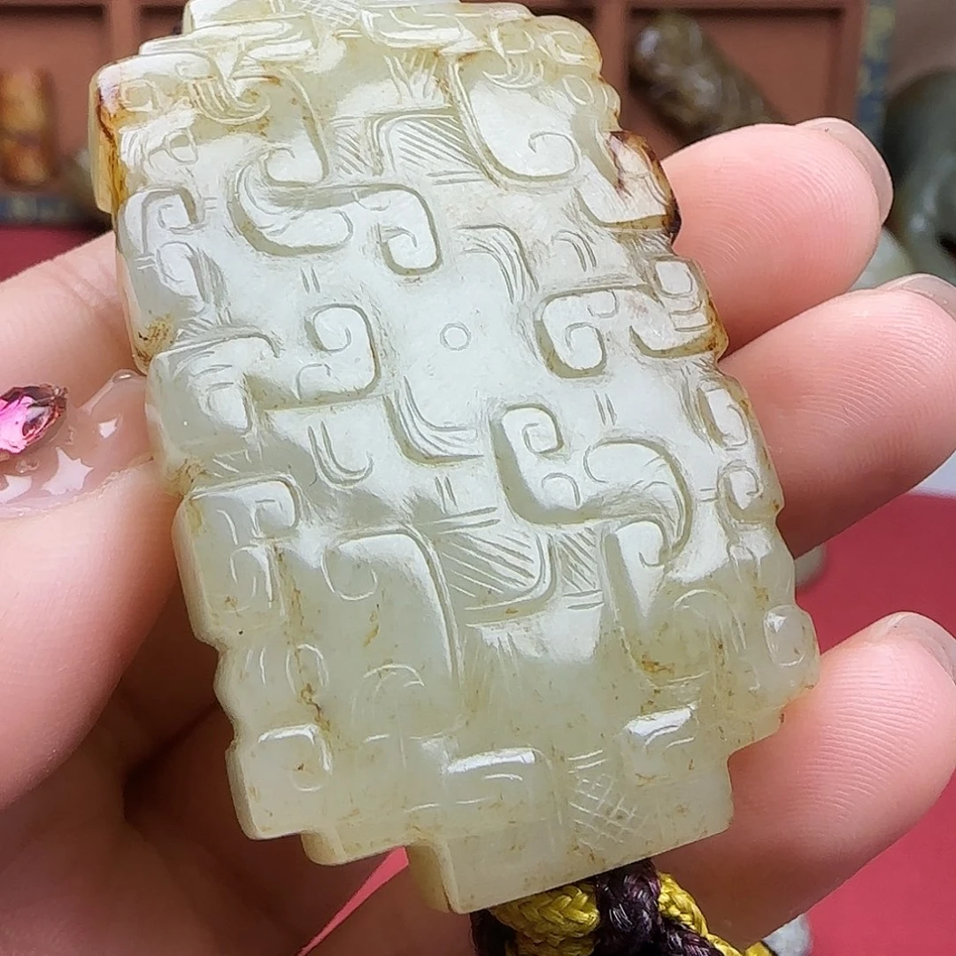 好***和田玉未镶嵌挂件