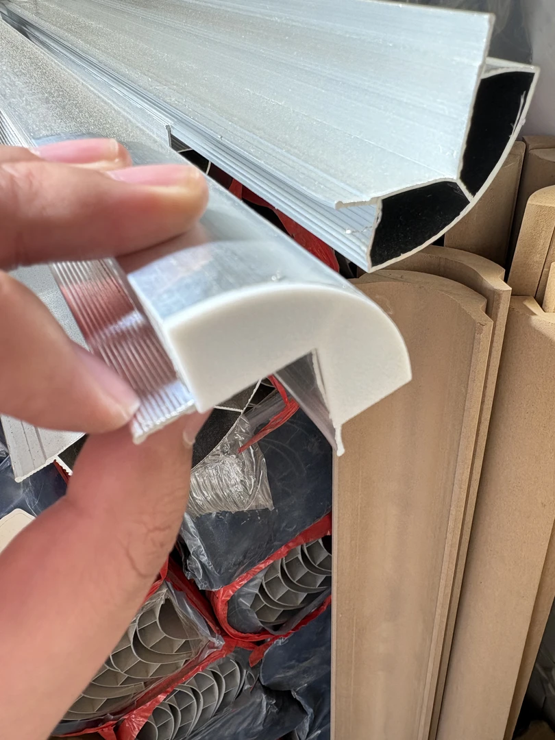 铝合金圆弧线条堵头3d打印尺寸精准好安装美观柜门