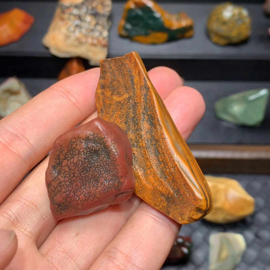 千***玉玛瑙/玉髓合金挂件