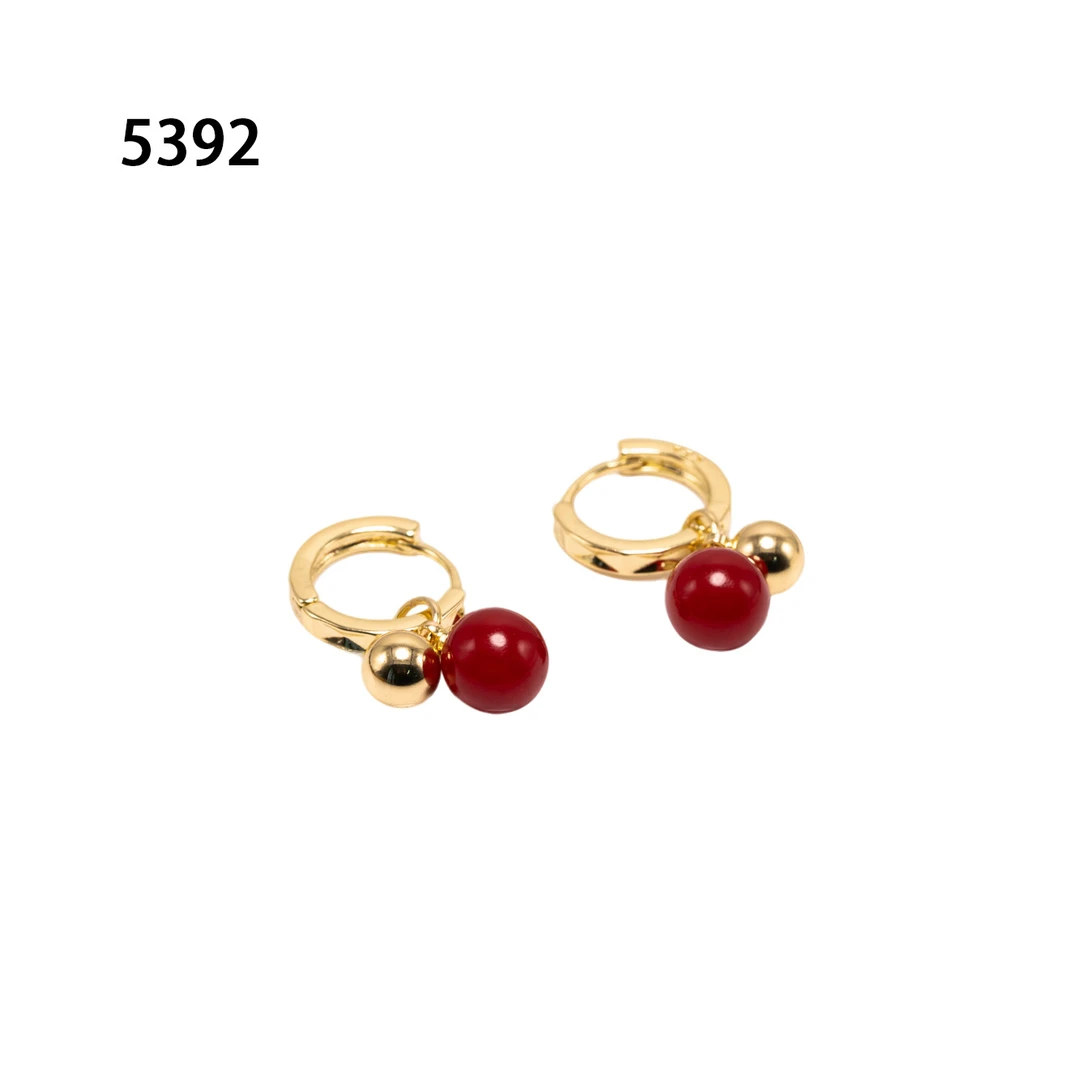 铜合金耳饰 时尚气质轻奢耳环新款小众设计高级感耳钉耳饰～5392