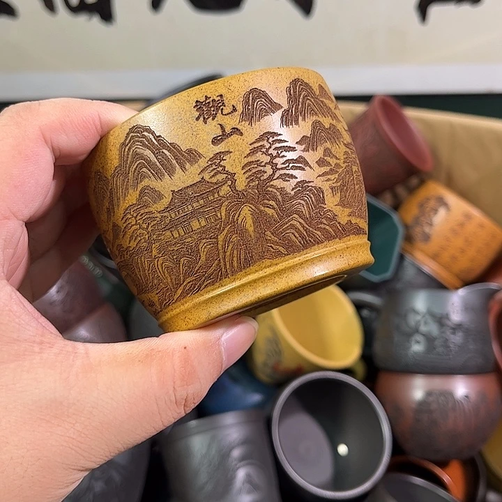 茶杯紫砂全手工紫砂主人杯
