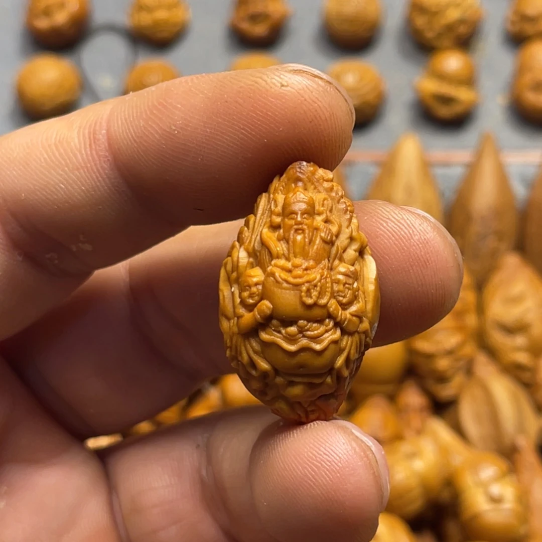 橄榄核手串/手链微瑕财神223