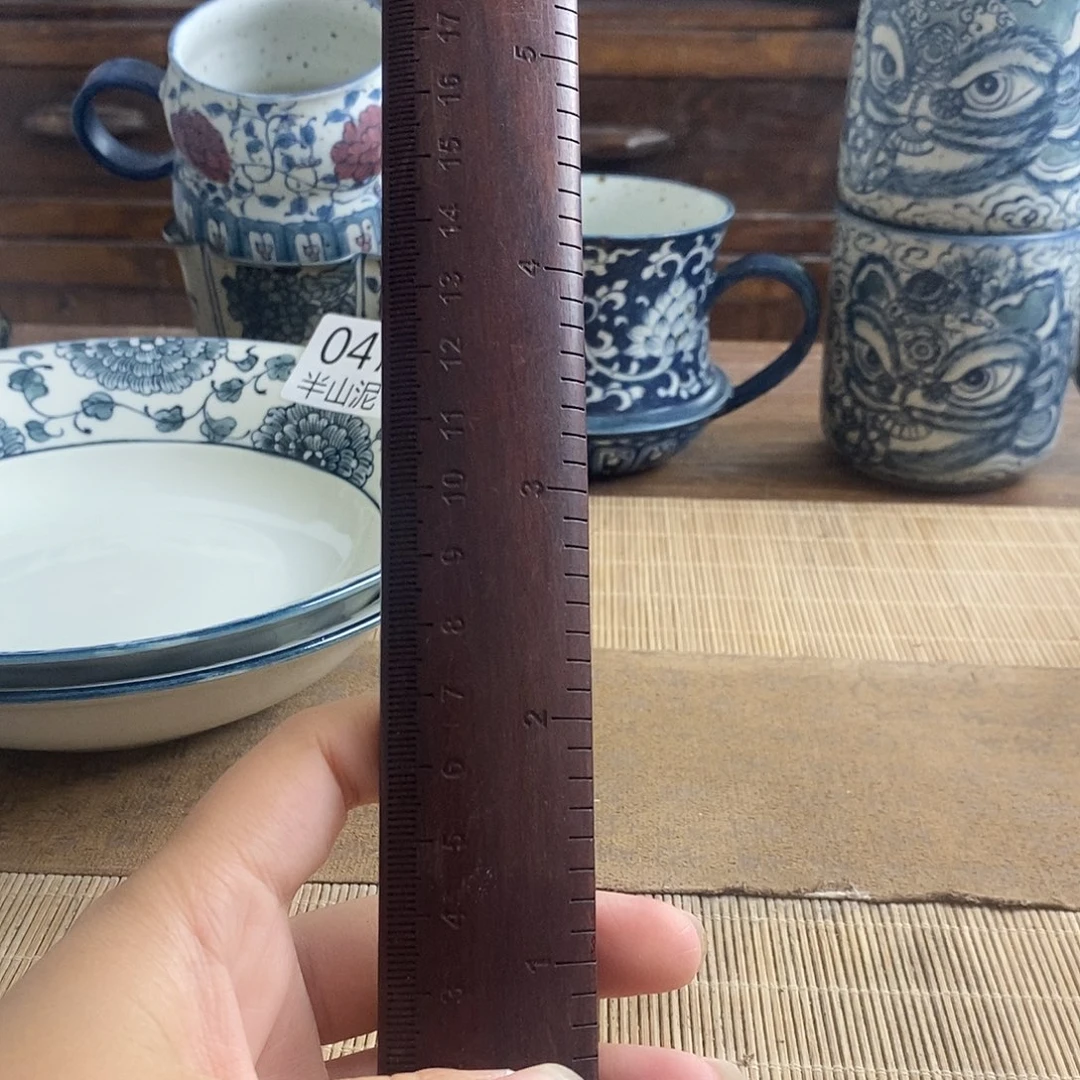 A***s手工手绘青花高温陶瓷