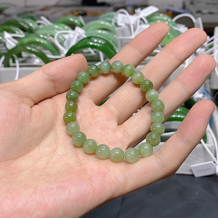 和田玉未镶嵌手串