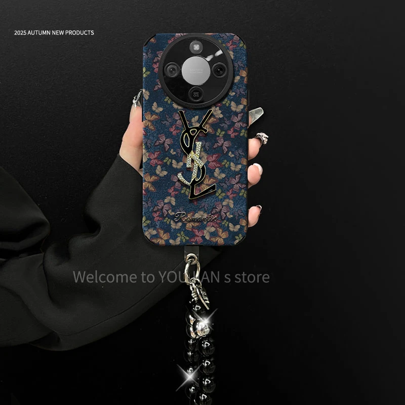 汇客凡品【荣耀X70】潮牌网红复古蝴蝶防摔手机壳女款