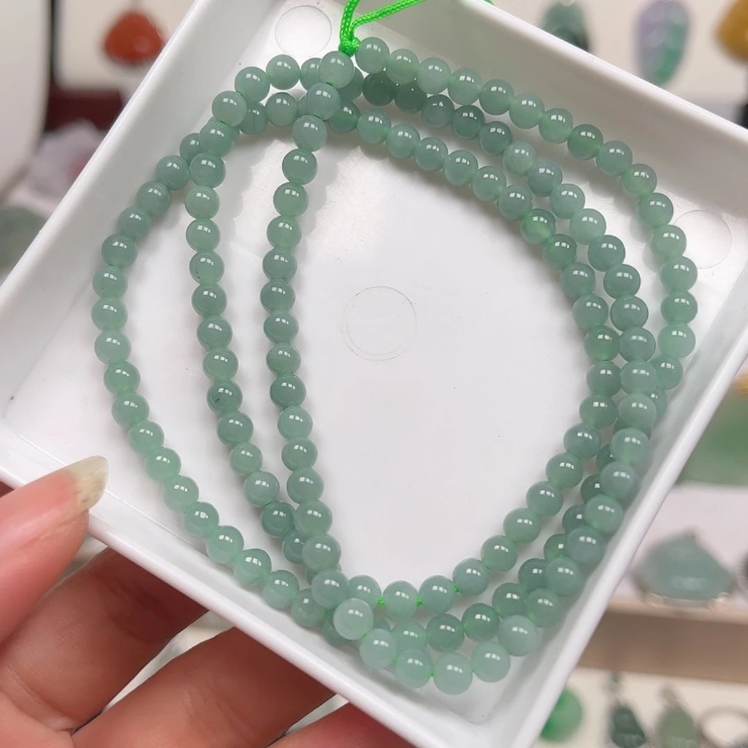 【闪购商品】翡翠未镶嵌颈饰珠串