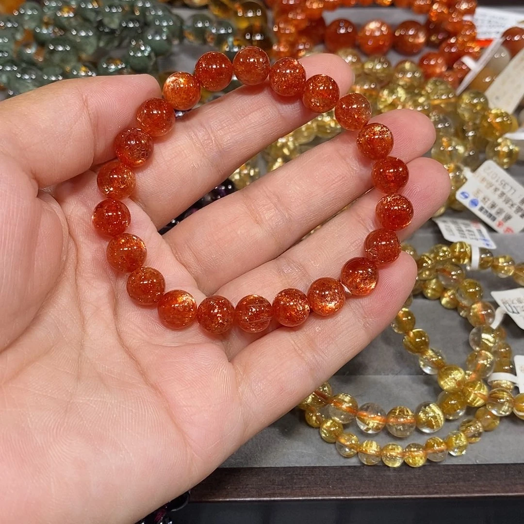 未镶嵌手链日光石金太阳8.6