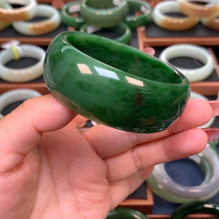 和田玉（碧玉）6061圈口未镶嵌