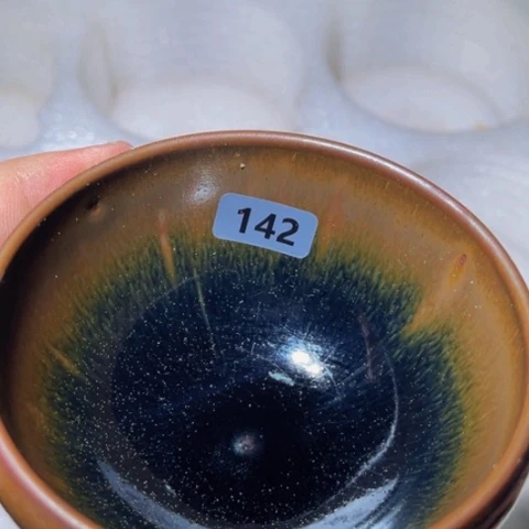茶盏原矿原釉柴烧建盏