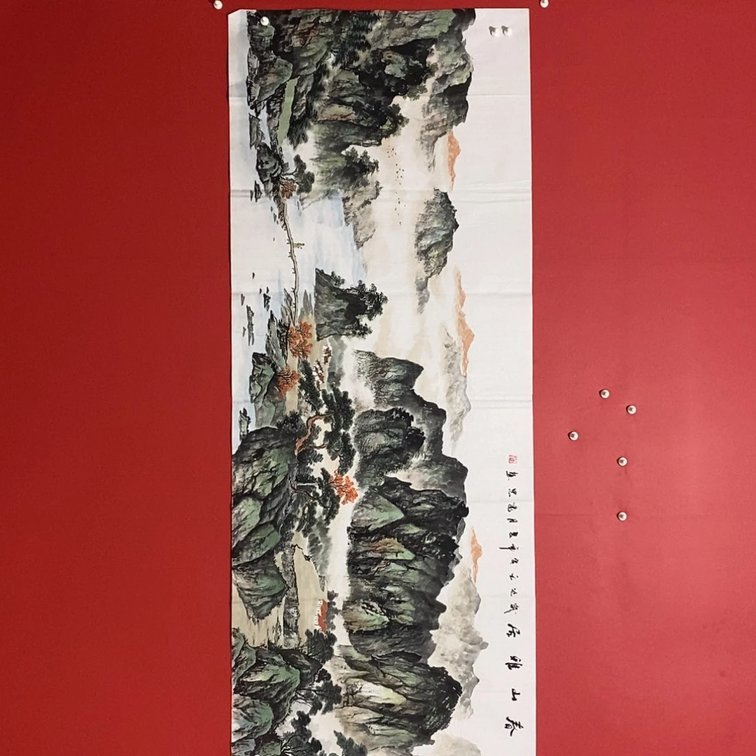 国画山水花鸟字画书画国画