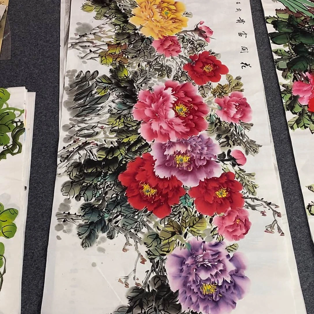 国画画画真的画画画