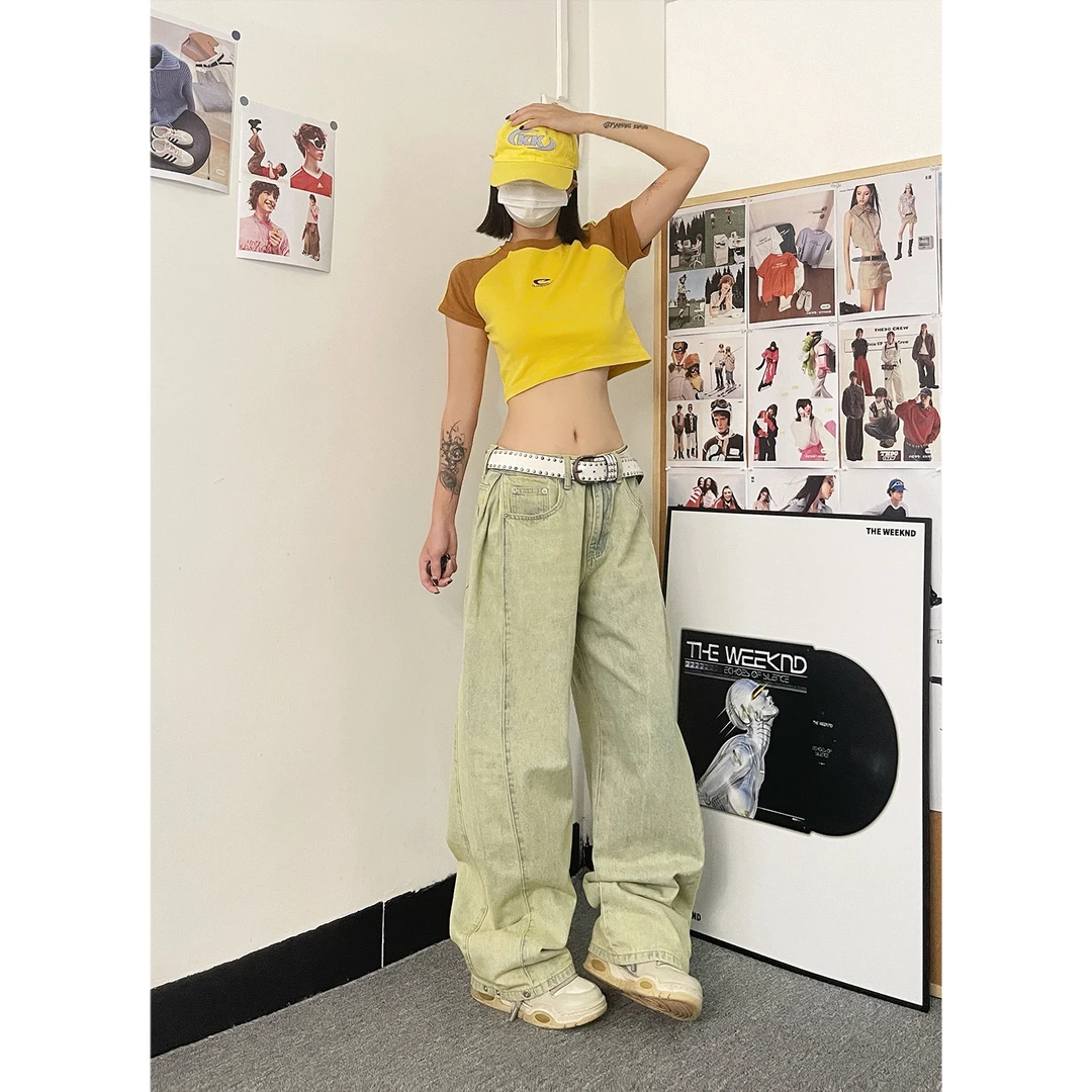 【菜类编号】复古杂款牛仔裤尾货默认瑕疵