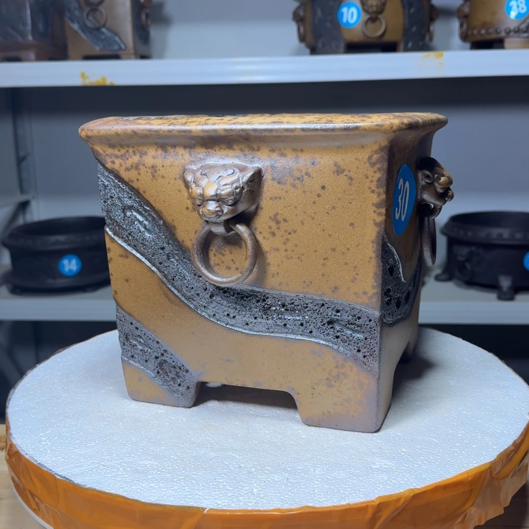 顽***强紫砂花盆紫砂花盆