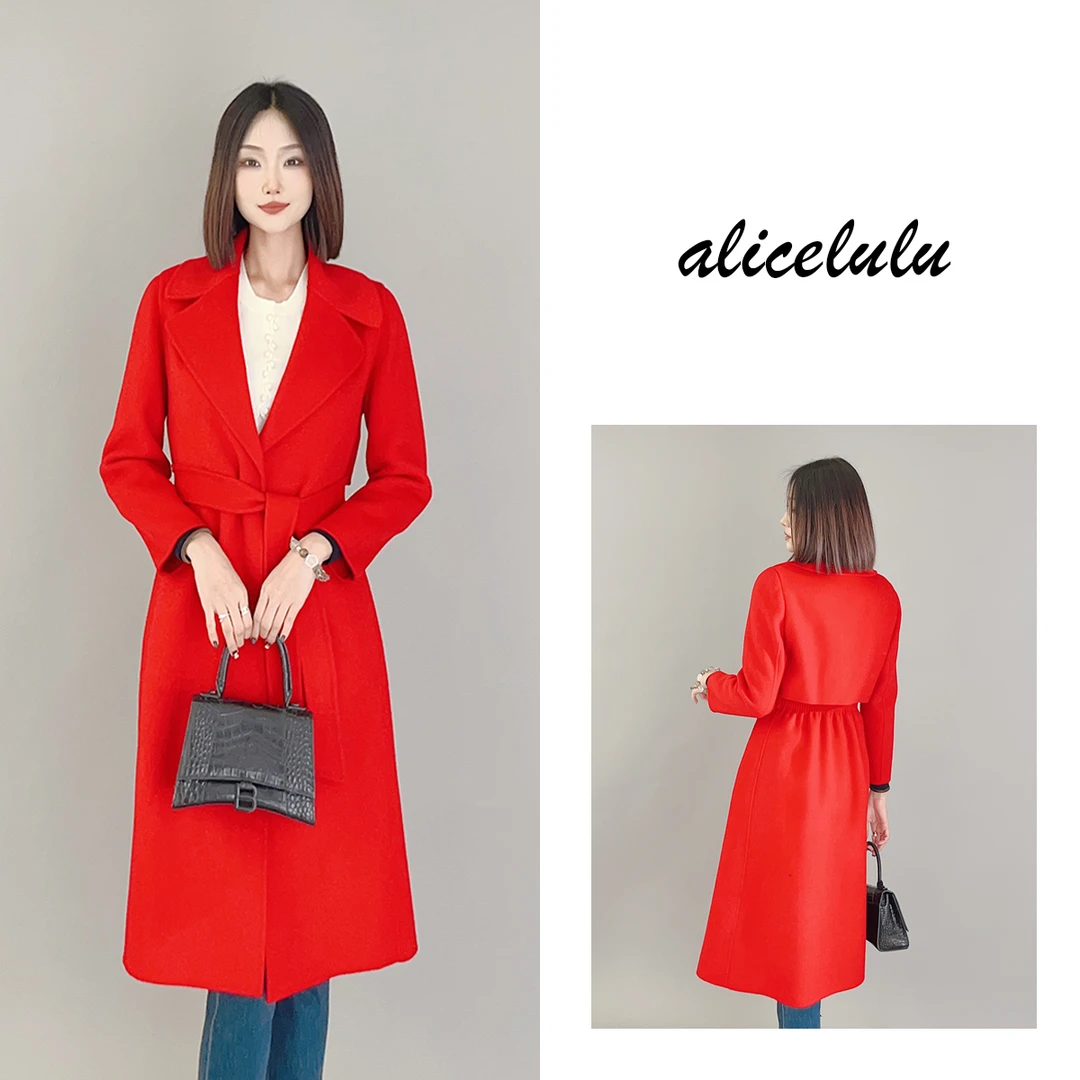 5 ALICE “撑气场”毛呢大衣 优雅显瘦 软糯羊毛 S2140412Tr