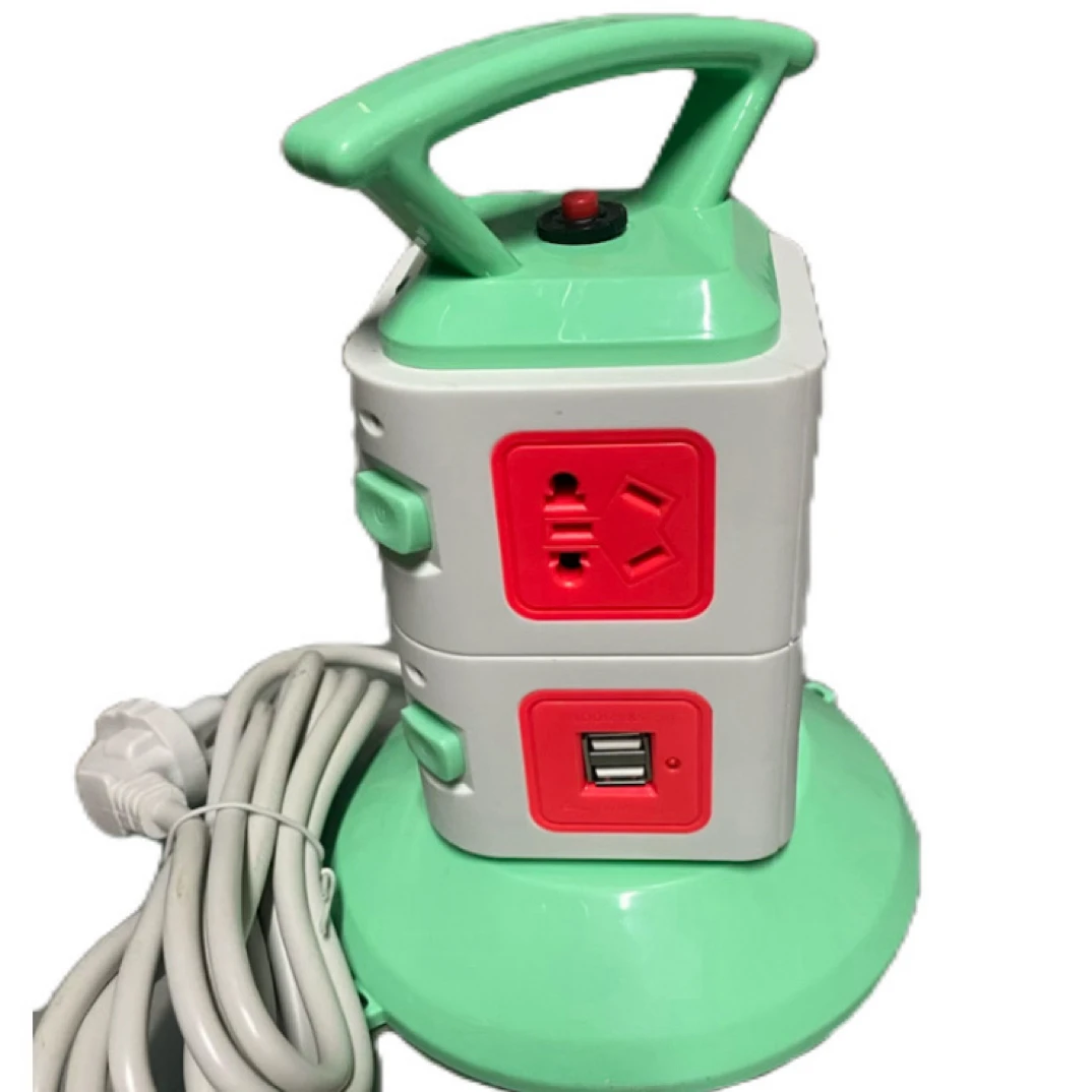 纯铜带线插排多功能多孔接线板家用办公大功率插线板带开关插座