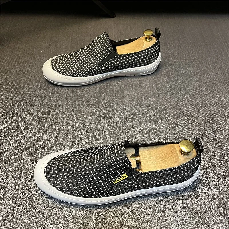 男鞋2025夏季透气帆布鞋男士时尚舒适老北京布鞋潮流百搭休闲潮鞋