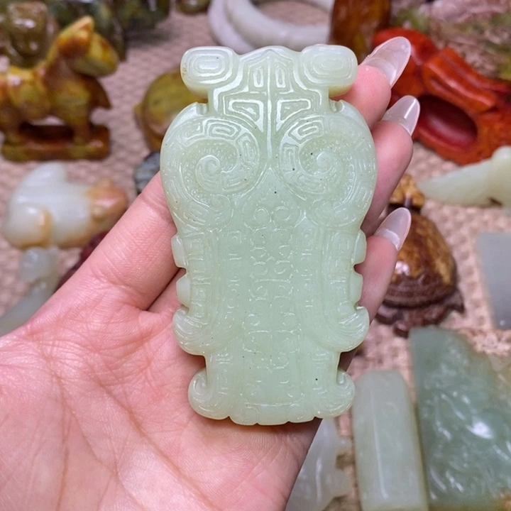 白玉菩提吊坠用****5白玉菩提白玉菩提摆件