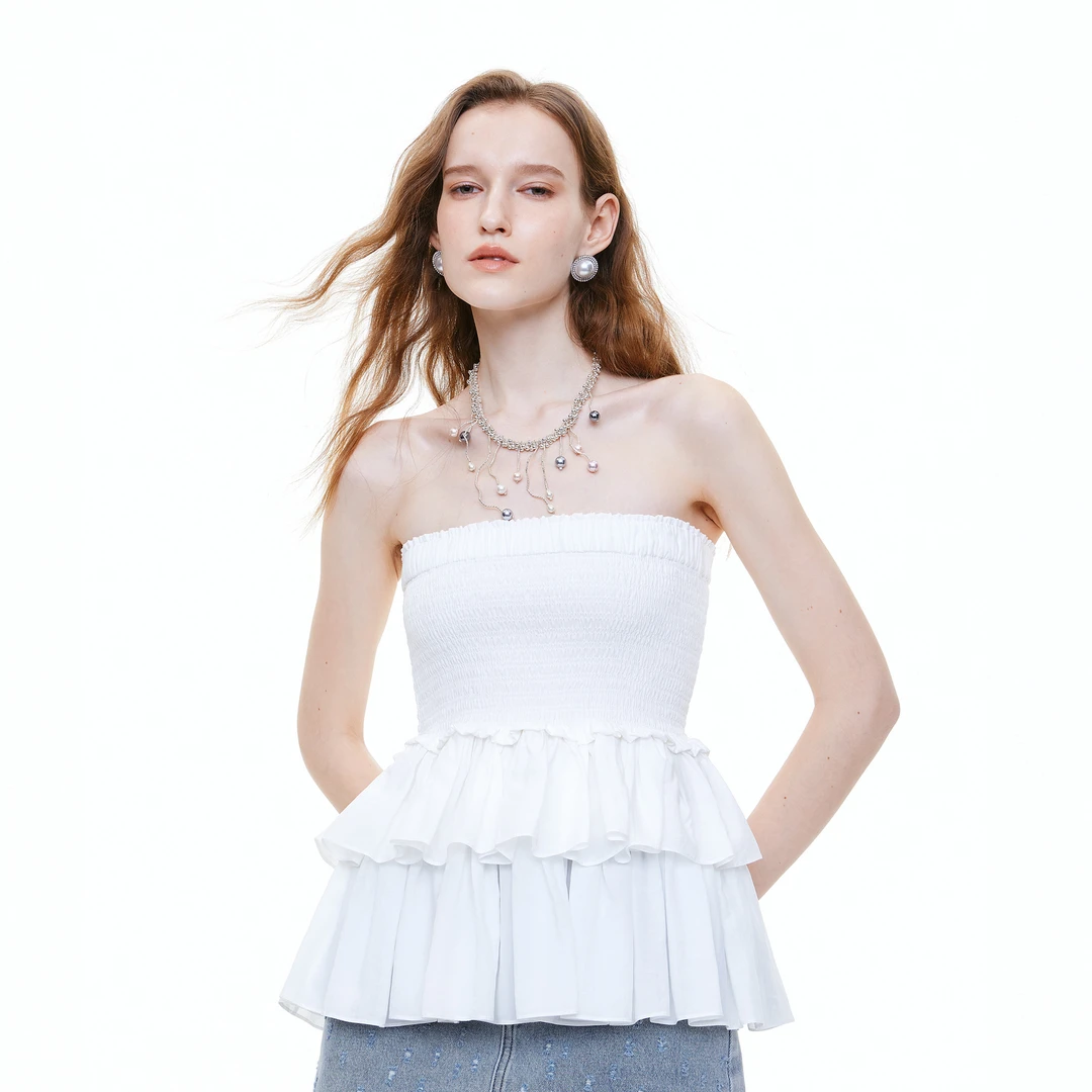 missCOCOON25新款莱赛尔天丝蕾丝衫0160