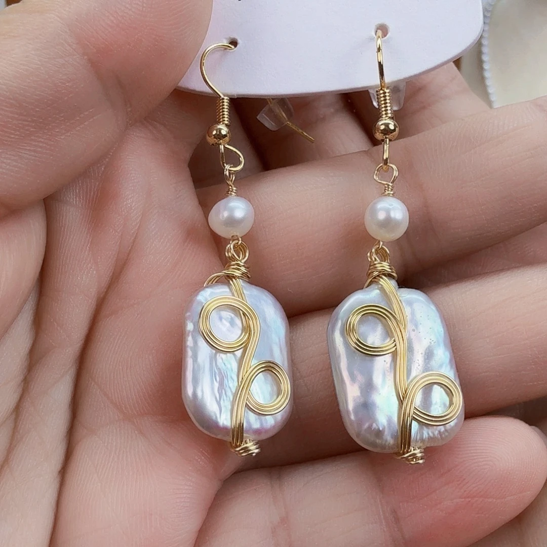 淡水珍珠未镶嵌耳饰