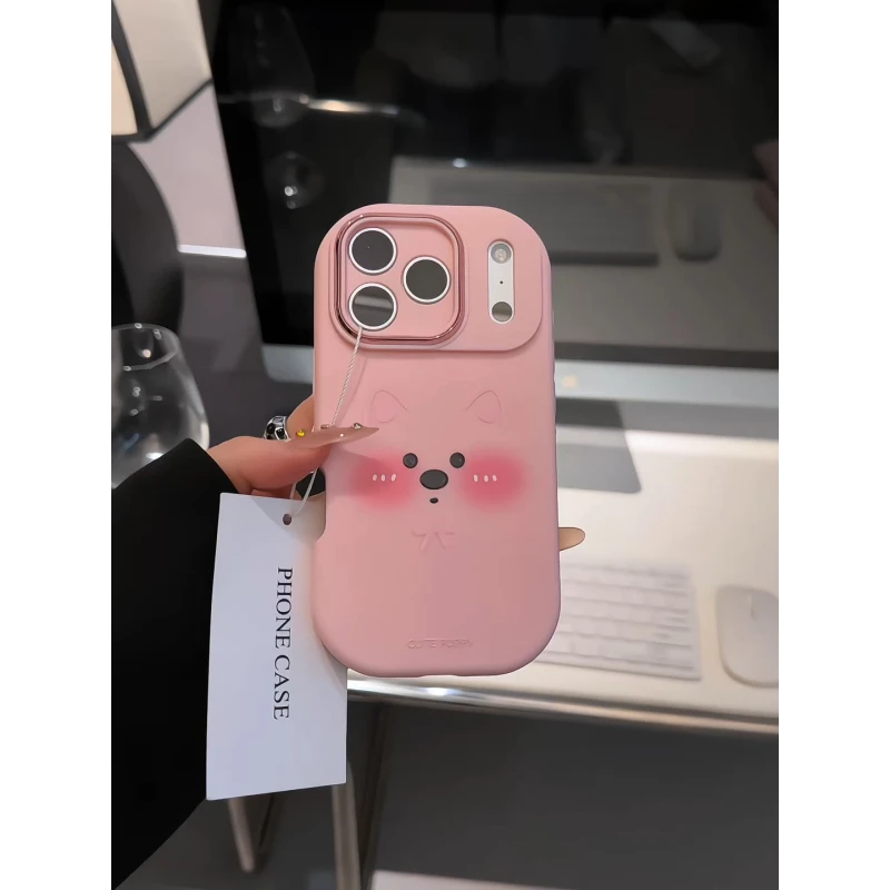 西高地适用苹果17pro手机壳16pm小胖妹华为p80小众oppo荣耀小米15