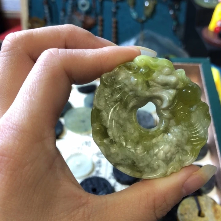 岫玉未镶嵌岫玉岫玉挂件
