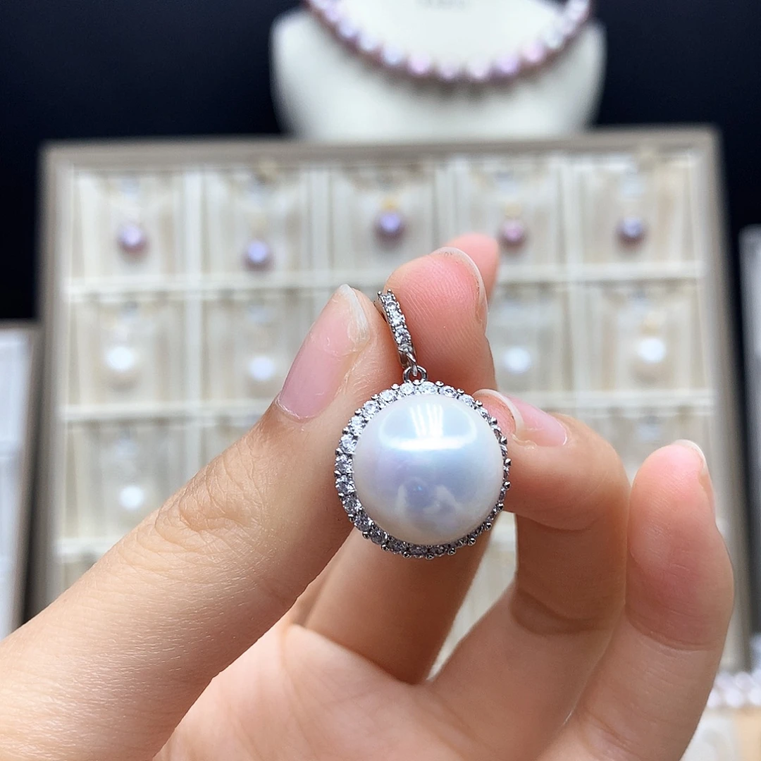 颈饰合金淡水珍珠
