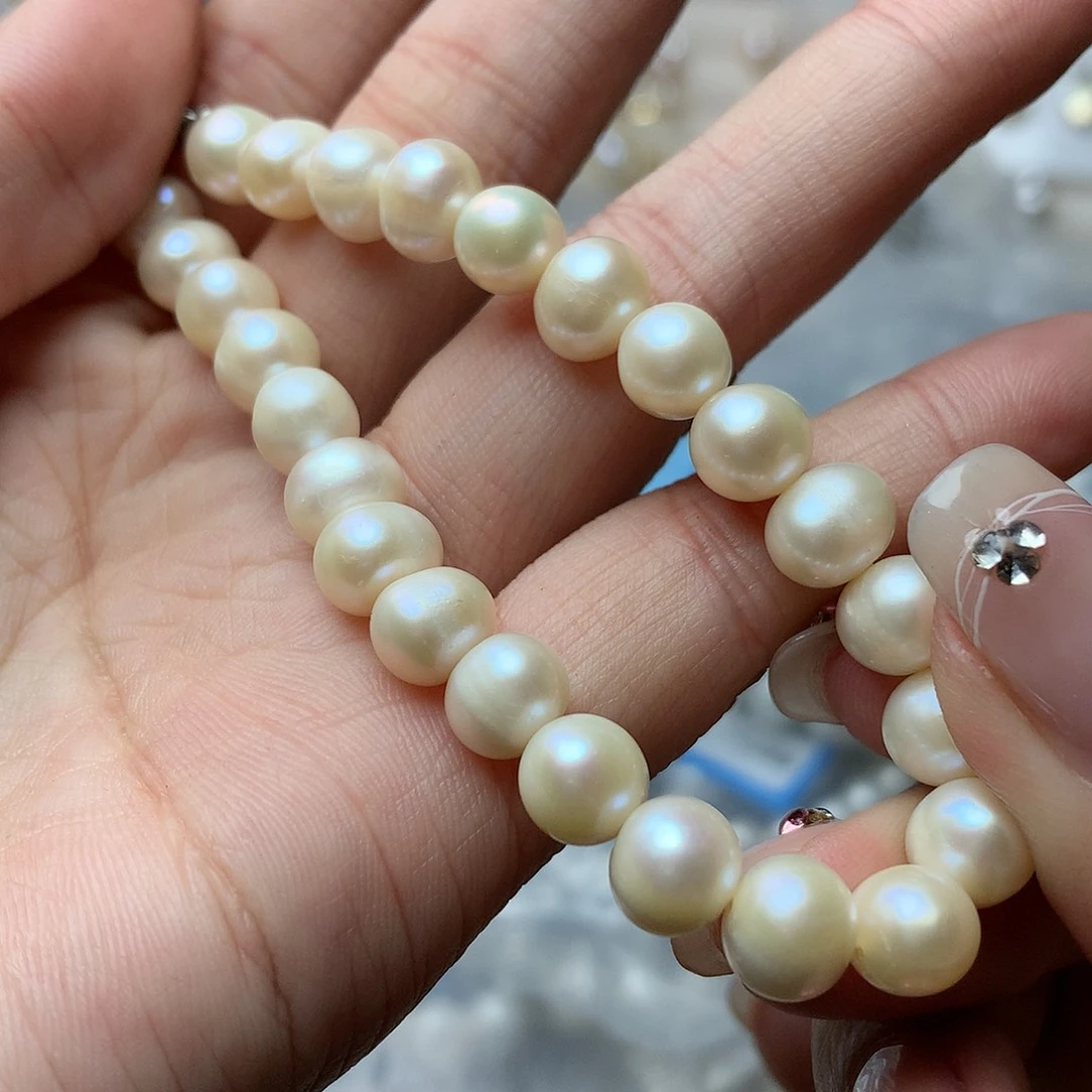 淡水珍珠7-8未镶嵌sl16手链