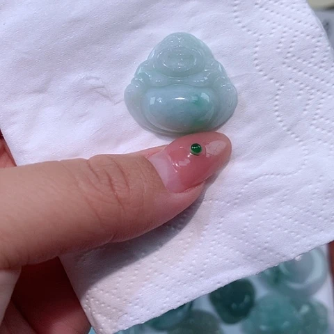 颈饰未镶嵌翡翠佛公