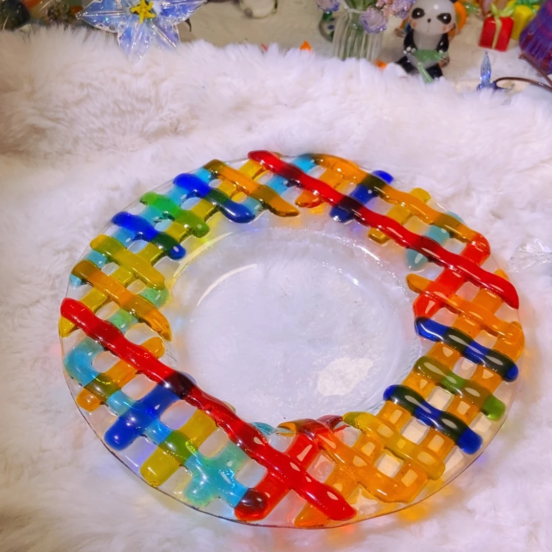 手工艺品琉璃盘子