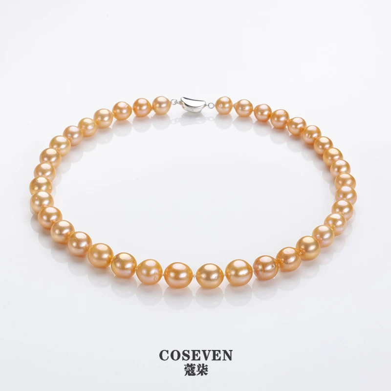 【短发七七】【锦鲤】S925银 淡水中国红 项链  9-13mm