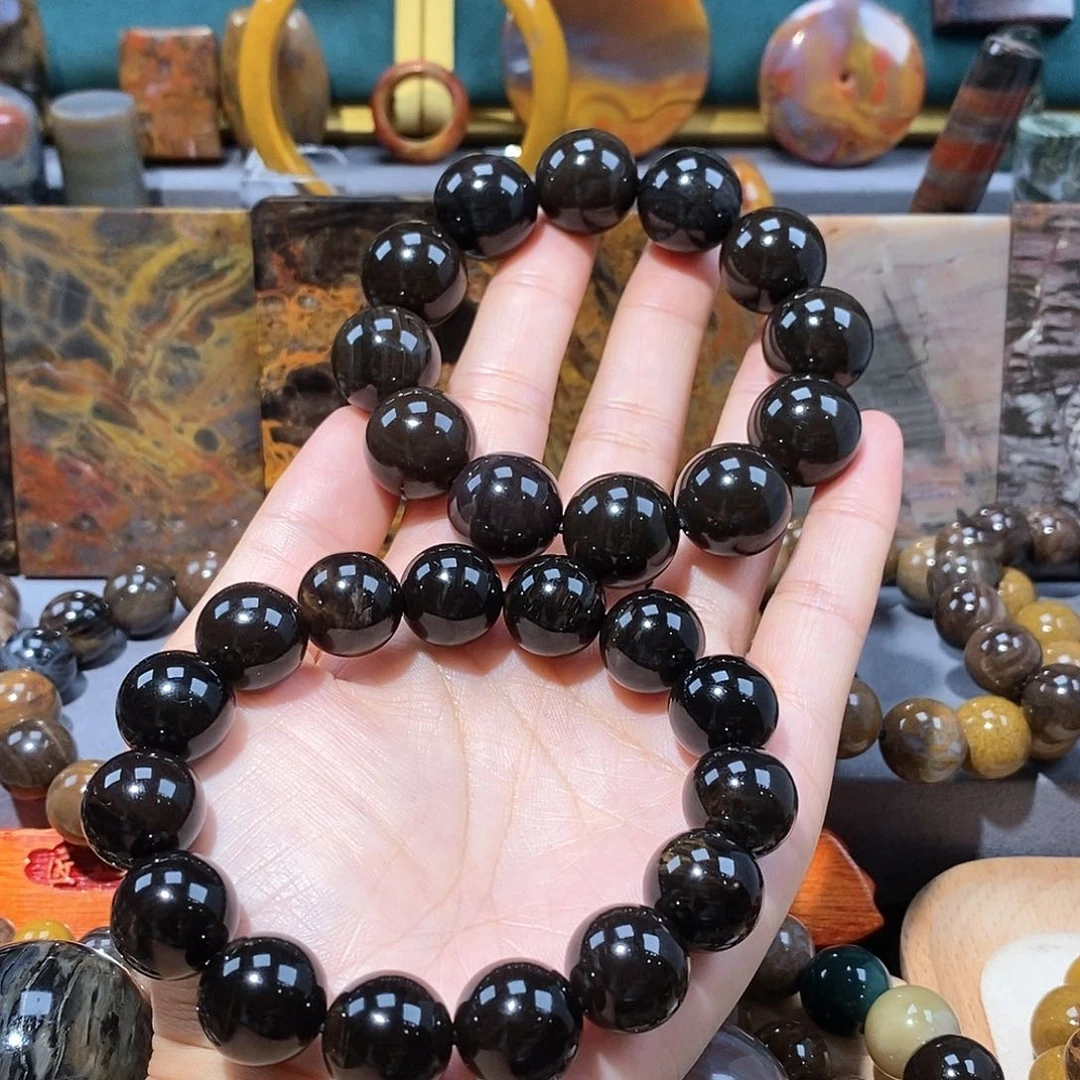 硅化玉天然北票硅化玉手串未镶嵌行***止天然北票硅化玉手串