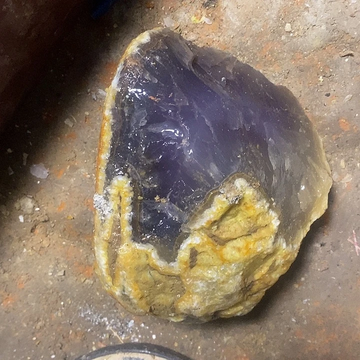 K***夏定制玛瑙原石切割不退不换