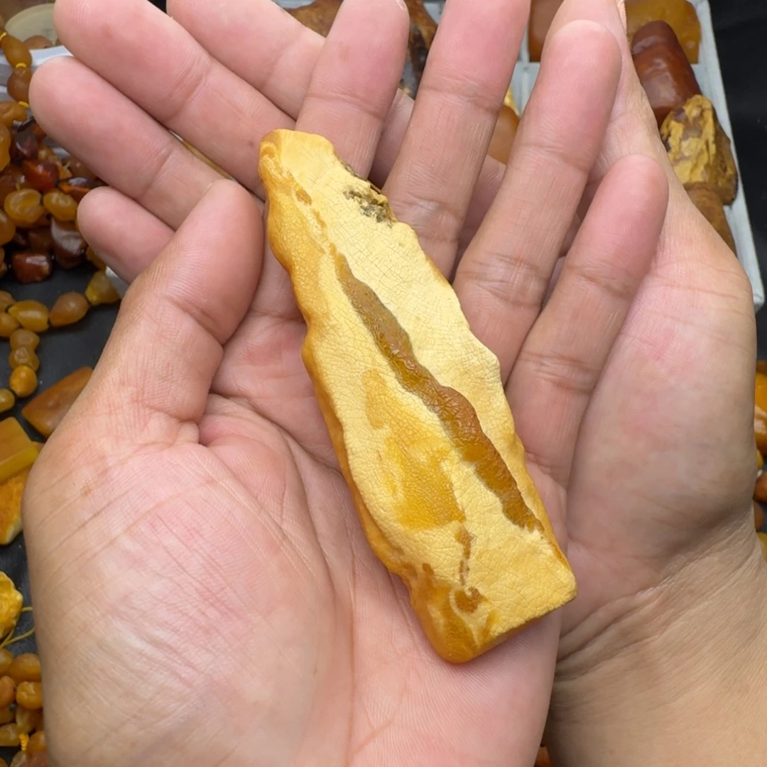 蜜蜡未镶嵌项链天然蜜蜡