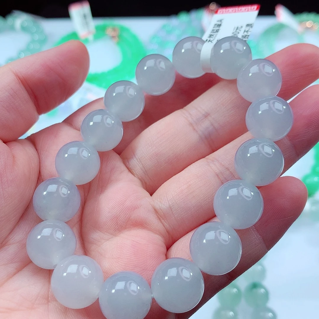 翡翠未镶嵌手链卡12.4