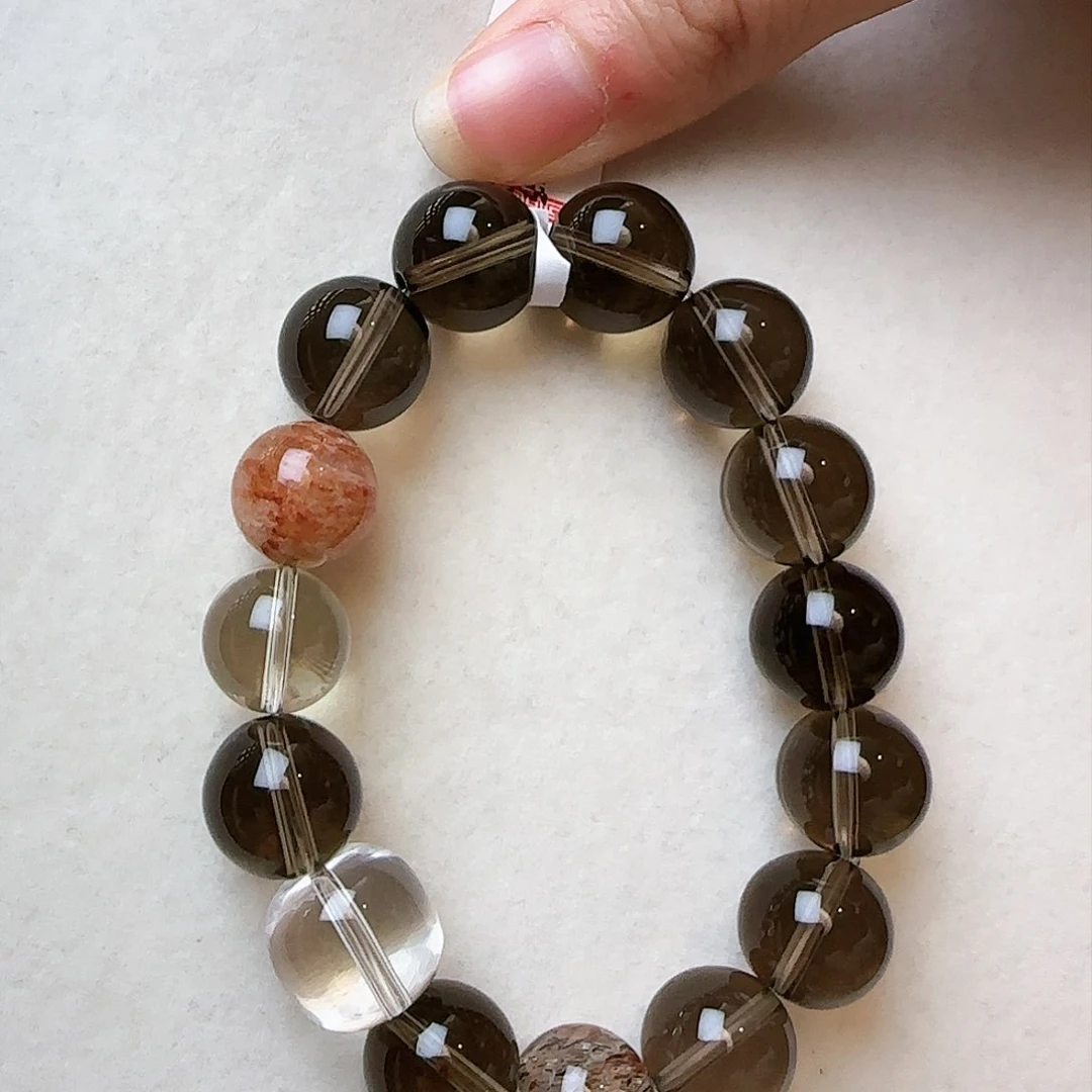 水晶手链未镶嵌郭*士大气上档次