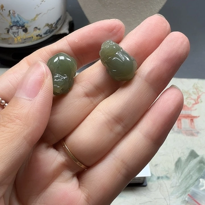 和田玉未镶嵌颈饰030