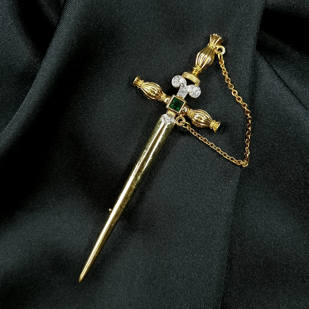 重工皇家骑士佩剑胸针[2502111-036]