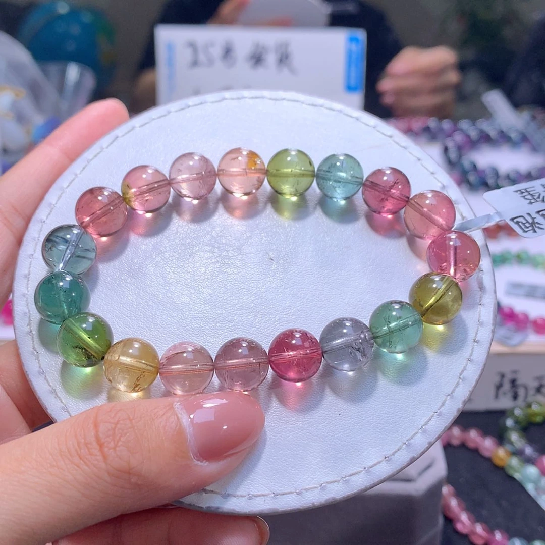 【闪购商品】未镶嵌手串碧玺10.8m净体