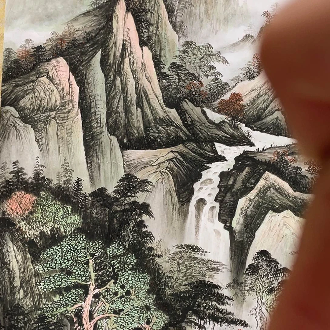 国画老师手绘带运险w