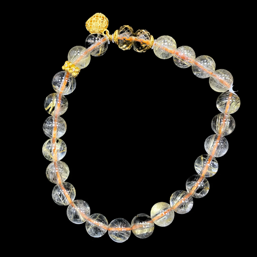 V8208发晶手串（孤品）、