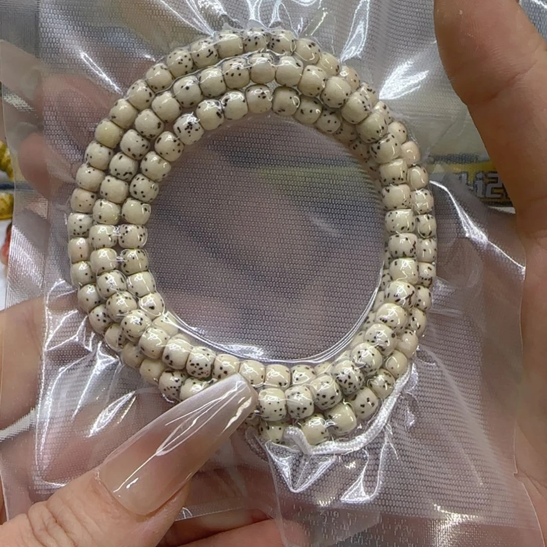 星月菩提手串80哈哈白河豚星月菩提65桶108