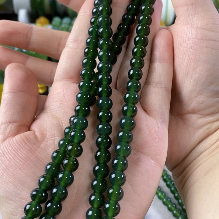 未镶嵌岫玉手串手链小***！